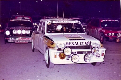 Jean Ragnotti - Jean-Marc Andrié
51º Rallye Automobile de Monte-Carlo 1983. Renault 5 Turbo 