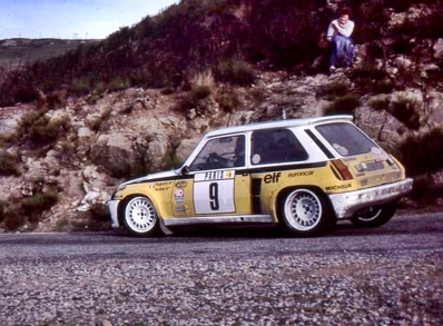 Jean Ragnotti - Jean-Marc Andrié
51º Rallye Automobile de Monte-Carlo 1983. Renault 5 Turbo 
