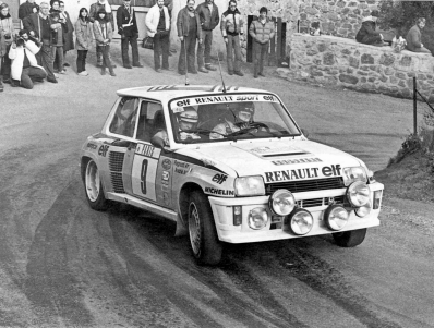 Jean Ragnotti - Jean-Marc Andrié
51º Rallye Automobile de Monte-Carlo 1983. Renault 5 Turbo 