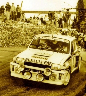 Jean Ragnotti - Jean-Marc Andrié
51º Rallye Automobile de Monte-Carlo 1983. Renault 5 Turbo 