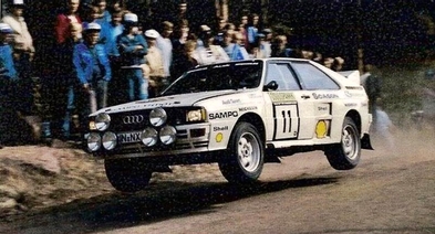 Lasse Lampi - Pentti Kuukkala
33º 1000 Lakes Rally 1983. Audi Quattro A2 (IN-NX 55). Clasificado 7º.

Del 26 al 28 de Agosto, Jyväskylä, Finlandia.
Superficie: tierra.

El Rally tenia un total de 1461.00 km de los que 472.63 km divididos en 50 tramos, eran especiales.

Se inscribieron 180 equipos, tomaron la salida 174, finalizaron 71.@

Palabras clave: Audi;Quattro;Grupo_B;Finlandia;1983;