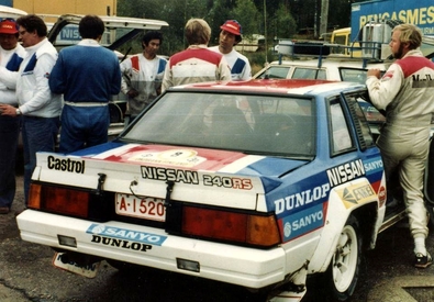 Timo Salonen - Seppo Harjanne
33º 1000 Lakes Rally 1983. Nissan 240RS (A-1520). Clasificado 8º.

Del 26 al 28 de Agosto, Jyväskylä, Finlandia.
Superficie: tierra.

El Rally tenia un total de 1461.00 km de los que 472.63 km divididos en 50 tramos, eran especiales.

Se inscribieron 180 equipos, tomaron la salida 174, finalizaron 71.@
Palabras clave: Timo_Salonen;Seppo_Harjanne;Nissan;1983;Finlandia;Grupo_B