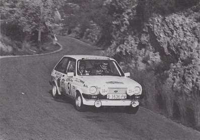 Josep Arqué - Joan Amills
19º Rally Catalunya 1983. Ford Fiesta XR2i (B-1636-FM). Clasificado 18º.

Del 21 al 23 de Octubre, Catalunya, España.
Superficie: asfalto.

El Rally tenia un total de 356.90 km cronometrados, desconocemos en cuantos tramos especiales se dividian.

Tomaron la salida 97 equipos, finalizaron 54.
Palabras clave: Ford;Fiesta;Catalunya;1983