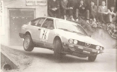 Carlo Ragazzoni - Steve
13º Rally 4 Regioni 1983. Alfa Romeo GTV6 (BO 878994). Clasificado 21º.
Bologna Corse

Del 12 al 14 de Mayo, Salice Terme, Lombardia, Italia.
Superficie: asfalto.

El Rally constaba de dos etapas y 26 tramos cronometrados.

Tomaron la salida 79 eqyuipos, finalizaron 35.@
Palabras clave: Alfa;Romeo;Rally_4Regioni;1983