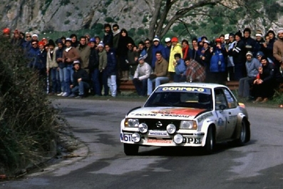 Luigi Battistolli (Lucky) - Roberto Dalpozzo (Rudy)
67º Rally Targa Florio 1983. Opel Ascona 400. Abandonó.

Del 3 de Marzo al 5 de Marzo, Palermo, Cefalù.
Superficie: Asfalto.

La prueba constaba de 2 etapas y 32 tramos especiales.
Desconocemos los kilómetros tanto totales como cronometrados.

Tomaron la salida 69 equipos, finalizaron 34.@
Palabras clave: Opel;Ascona;Targa_Florio;1983;Grupo_B