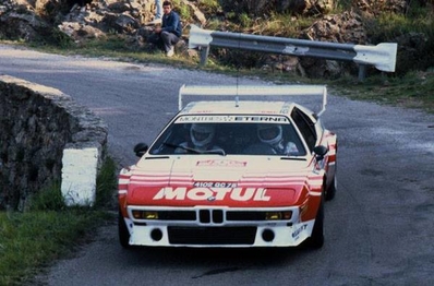 Bernard Béguin - Jean-Jacques Lenne
26º Critérium Alpin - Behra 1983. BMW M1. Abandonó, desconocemos el motivo.

Del 8 al 10 de Abril, Nice, Grasse, Alpes-Maritimos, Riviera Francesa, Francia.
Superficie: asfalto.

Desconocemos de cuantos kilómetros tanto totales como cronometrados constaba la prueba.

Tomaron la salida 147 equipos, finalizaron 67.@
Palabras clave: ;BMW;M1;Criterium_Alpin-Behra;1983;Grupo_B