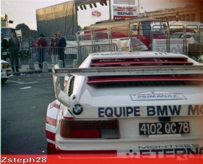 Bernard Béguin - Jean-Jacques Lenne
42º Tour de France Automobile 1983. BMW M1 (4102 QC 78). Abandonó por razones personales en SS24 Les Oches - Col de Menée 2 de 19.00 km.
BMW France

Del 19 al 23 Septiembre, Paris, Nice, Francia.
Superficie: asfalto.

El Rally tenia un total de 2800.00 km de los que 630.00 km divididos en 3 etapas y 32 tramos eran especiales (uno de ellos fue cancelado SS27 Col du Noyer).

Tomaron la salida 84 equipos, finalizaron 37.@
Palabras clave: ;BMW;Grupo_B;Tour_France_Automobile;1983