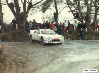 Pentti Airikkala - Juha Piironen
44º Rothmans Circuit of Ireland Rally 1983. Lancia Rally 037 (TO X98907). Abandonó en el último tramo cronometrado del Rally, SS54 Willies de 9.57 km por exceso de penalización.
Lancia

Del 1 al 5 de Abril, Belfast, Irlanda del Norte.

El Rally tenia un total de 864.82 Km cronometrados divididos en 5 etapas y 54 tramos eran especiales (2 de ellos fueron cancelados SS34 Glen Ellen de 13.26 km y SS41 Ballybuck de 17.28km).

Tomaron la salida 105 equipos, finalizaron 34.
@
Palabras clave: ;Lancia;Rally;Grupo_B;Circuit_Ireland;Irlanda;1983