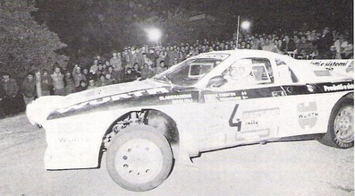 Fabrizio Tabaton - Luciano Tedeschini
13º Rally 4 Regioni 1983. Lancia Rally 037. Abandonó.
Grifone Wurth

Del 12 al 14 de Mayo, Salice Terme, Lombardia, Italia.
Superficie: asfalto.

El Rally constaba de dos etapas y 26 tramos cronometrados.

Tomaron la salida 79 eqyuipos, finalizaron 35.@
Palabras clave: Lancia;Rally;Grupo_B;Rally_4Regioni;1983
