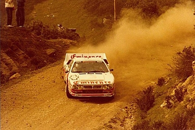 Jean-Louis Clarr - Patricia Trivero
6º Rally Costa Esmeralda 1983. Lancia Rally 037 (TO Y75887). Abandonó por accidente.
Eminence Racing Team

Del 23 al 26 de Marzo, Porto Cervo.
Superficie: tierra.

El Rally tenia 38 tramos cronometrados (2 de ellos fueron cancelados, SS23 y SS34).
Desconocemos de cuantos kilómetros tanto totales como cronometrados constaba la prueba.

Se inscribieron 103 equipos, finalizaron 31.@
Palabras clave: Lancia;Rally;Grupo_B;Costa_Esmeralda;1983