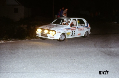 Dominique Grandvuinet-Perrier - Chantal Liénard Sola
42º Tour de France Automobile 1983. Citröen Visa (4282 LN 92). Abandonó por motor en el tramo que finalmente cancelaron SS27 Col du Noyer.

Del 19 al 23 Septiembre, Paris, Nice, Francia.
Superficie: asfalto.

El Rally tenia un total de 2800.00 km de los que 630.00 km divididos en 3 etapas y 32 tramos eran especiales (uno de ellos fue cancelado SS27 Col du Noyer).

Tomaron la salida 84 equipos, finalizaron 37.@
Palabras clave: Citroen;Visa;Grupo_B;Tour_France_Automobile;1983