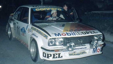 Alberto Carrotta - Gaspare Gattuccio
67º Rally Targa Florio 1983. Opel Ascona 400. Abandonó.

Del 3 de Marzo al 5 de Marzo, Palermo, Cefalù.
Superficie: Asfalto.

La prueba constaba de 2 etapas y 32 tramos especiales.
Desconocemos los kilómetros tanto totales como cronometrados.

Tomaron la salida 69 equipos, finalizaron 34.
Palabras clave: Opel;Ascona;Targa_Florio;1983;Grupo_B