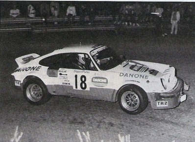 Fermi­n Velez - Jordi Pons
19º Rally Catalunya 1983. Porsche 911 SC. Abandonó.

Del 21 al 23 de Octubre, Catalunya, España.
Superficie: asfalto.

El Rally tenia un total de 356.90 km cronometrados, desconocemos en cuantos tramos especiales se dividian.

Tomaron la salida 97 equipos, finalizaron 54.
Palabras clave: Porsche;Catalunya;1983
