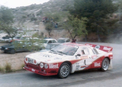 Carlo Capone - Sergio Cresto
32º Rally RACE - Costa Blanca 1984. Lancia Rally 037 (TO W67782). Clasificado 1º.
West Rally Team

Del 17 al 19 de Marzo, Alicante, España.
Superficie: asfalto.

El Rally tenía un total de 398.61 km cronometrados.

Tomaron la salida 98 equipos, finalizaron 48.@
Palabras clave: Lancia;Rally;Grupo_B;Race;Costa_Blanca;1984