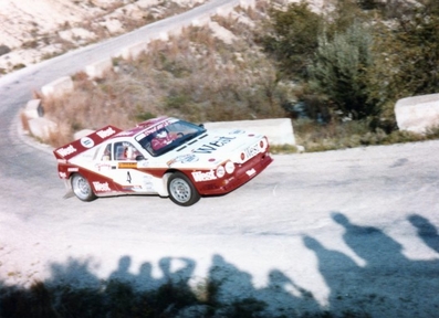 Carlo Capone - Sergio Cresto
32º Rally RACE - Costa Blanca 1984. Lancia Rally 037 (TO W67782). Clasificado 1º.
West Rally Team

Del 17 al 19 de Marzo, Alicante, España.
Superficie: asfalto.

El Rally tenía un total de 398.61 km cronometrados.

Tomaron la salida 98 equipos, finalizaron 48.@
Palabras clave: Lancia;Rally;Grupo_B;Race;Costa_Blanca;1984