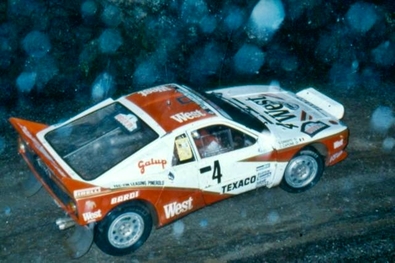 Carlo Capone - Sergio Cresto
27º Boucles de Spa 1984. Lancia Rally 037 (TO W67782). Clasificado 1º.

Del 3 al 5 de Febrero, Spa, Lieja, Bélgica.
Superficie: asfalto - tierra.

Desconocemos los datos referente a kilómetros y tramos especiales.

Tomaron la salida 91 equipos, finalizaron 25.@
Palabras clave: Carlo_Capone;Sergio_Cresto;Lancia;Rally;Grupo_B;Spa;1984