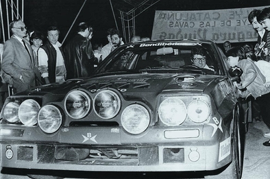 Salvador Servià i Costa  - Jordi Sabater
20º Rally Catalunya 1984. Opel Manta 400 Clasificado 1º.
RACC Bendiberica

Del 26 de Octubre al 28 de Octubre, Barcelona, Catalunya, España.
Superficie: asfalto.

El Rally tení­a un total de 440.65 km cronometrados.

Tomaron la salida 83 equipos, finalizaron 42.@
Palabras clave: ;Opel;Manta;Grupo_B;Catalunya;1984