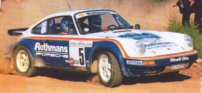 Henri Toivonen - Juha Piironen
7º Rally Costa Smeralda 1984. Porsche 911 SC RS (A974 BRX). Clasificado 1º.

Del 26 al 29 de Abril, Porto Cervo, Cerdeña, Italia.
Superficie: tierra.

El Rally constaba de 3 etapas y 43 tramos especiales (uno de ellos fue cancelado SS2 Vacciledi).

Tomaron la salida 72 equipos, finalizaron 20.@
Palabras clave: Henri_Toivonen;Juha_Piironen;Porsche;Grupo_B;Costa_Smeralda;1984;Esmeralda