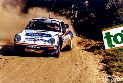 Henri Toivonen - Juha Piironen
7º Rally Costa Smeralda 1984. Porsche 911 SC RS (A974 BRX). Clasificado 1º.

Del 26 al 29 de Abril, Porto Cervo, Cerdeña, Italia.
Superficie: tierra.

El Rally constaba de 3 etapas y 43 tramos especiales (uno de ellos fue cancelado SS2 Vacciledi).

Tomaron la salida 72 equipos, finalizaron 20.@
Palabras clave: Henri_Toivonen;Juha_Piironen;Porsche;Grupo_B;Costa_Smeralda;1984;Esmeralda