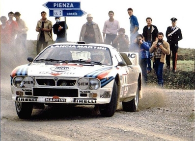 Attilio Bettega - Maurizio Perissinot
26º Rally San Remo 1984. Lancia Rally 037 (TO W67775). Clasificado 2º.
Martini Racing

Del 30 de Septiembre al 5 de Octubre, Sanremo, Liguria, Imperia, Italia.
Superficie: asfalto -tierra.

El Rally tenia un total de 2546.29 km de los que 807.69 km divididos en 56 tramos eran especiales, (2 de ellas fueron canceladas SS7 Sante Luce de 12,30 km y SS26 Chiusdino 2 de 17,41 Km).

Se inscribieron 104 equipos, tomaron la salida 100, finalizaron 35.@
Palabras clave: Lancia;Rally;Grupo_B;Sanremo;1984