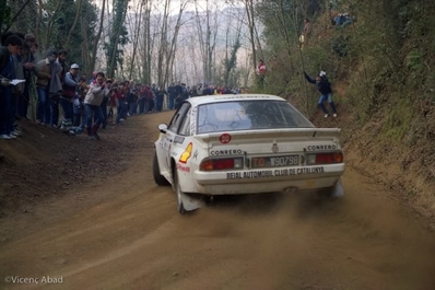 Salvador Servià i Costa  - Jordi Sabater
32º Rally Costa Brava 1984. Opel Manta 400 (TO W90798). Clasificado 2º.
RACC Motorsport

Del 17 al 19 de Febrero, Lloret de Mar.
Superficie: grava / asfalto.

El Rally tení­a un total de 1366.41 km, de los que 527.15 km divididos en 46 tramos eran especiales.

Tomaron la salida 60 equipos, finalizaron 25.@
Palabras clave: Opel;Manta;Grupo_B;Costa_Brava;1984