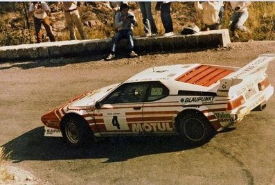 Bernard Béguin - Jean-Jacques Lenne
19º Rallye d'Antibes 1984. BMW M1 (4102 QC 78). Clasificado 2º.

Del 12 al 13 de Octubre, Antibes, Alpes Marítimos, Provença, Francia.
Superficie: asfalto.

Se inscribieron 118 equipos, finalizaron 45.@
Palabras clave: ;BMW;Antibes;1984;Grupo_B