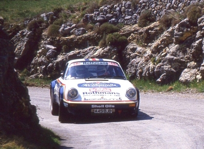 Henri Toivonen - Juha Piironen
27º Critérium Alpin - Behra 1984. Porsche 911 SC RS (A451 BJB). Clasificado 2º.
Rothmans Porsche Rally Team

Del 14 al 15 de Abril, Grasse, Francia.
Superficie: asfalto.

Tomaron la salida 106 equipos, finalizaron 56.@
Palabras clave: Henri_Toivonen;Porsche;Grupo_B;Behra_Alpin;1984