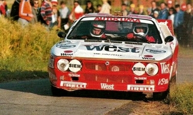 Carlo Capone - Sergio Cresto
20º Ypres 24 Hours Rally 1984. Lancia Rally 037 (TO W67782). Clasificado 3º.

Del 29 de Junio al 1 de Julio, Ypres, Bélgica.
Superficie: asfalto.

El Rally tenía 573.38 km cronometrados divididos en 51 tramos especiales (uno de ellos fue cancelado SS51 Zillebeke de 15.10 km).

Tomaron la salida 147 equipos, finalizaron 69.@
Palabras clave: Carlo_Capone;Sergio_Cresto;Lancia;Rally;Grupo_B;Ypres;1984