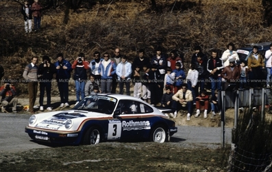 Henri Toivonen - Juha Piironen
5º Rallye des Garrigues 1984. Porsche 911 SC RS (A974 BRX). Clasificado 3º.
Rothmans Porsche Rally Team

Del 30 al 31 de Marzo, Nîmes, Gard, Francia.
Superficie: asfalto.

El Rally tenia un total de 600 km de los que 366.10 km divididos en 18 tramos eran cronometrados.

Tomaron la salida 102 equipos, finalizaron 44.

© McKlein Photography
@@
Palabras clave: Henri_Toivonen;Porsche;Garrigues;1984;Grupo_B