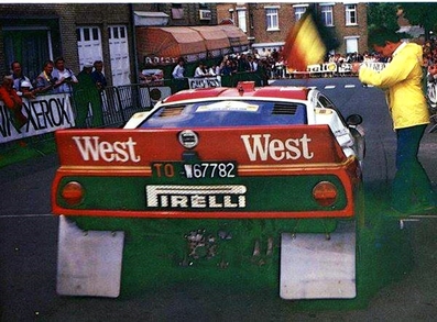 Carlo Capone - Sergio Cresto
20º Ypres 24 Hours Rally 1984. Lancia Rally 037 (TO W67782). Clasificado 3º.

Del 29 de Junio al 1 de Julio, Ypres, Bélgica.
Superficie: asfalto.

El Rally tenía 573.38 km cronometrados divididos en 51 tramos especiales (uno de ellos fue cancelado SS51 Zillebeke de 15.10 km).

Tomaron la salida 147 equipos, finalizaron 69.@
Palabras clave: Carlo_Capone;Sergio_Cresto;Lancia;Rally;Grupo_B;Ypres;1984