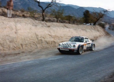 Benigno (Beny) Fernández - José Luis Salas
32º Rally RACE - Costa Blanca 1984. Porsche 911 SC RS. Clasificado 3º.
Rothmans Rally Team

Del 17 al 19 de Marzo, Alicante, España.
Superficie: asfalto.

El Rally tenía un total de 398.61 km cronometrados.

Tomaron la salida 98 equipos, finalizaron 48.@
Palabras clave: ;Porsche;Grupo_B;RACE;Costa_Blanca;1984