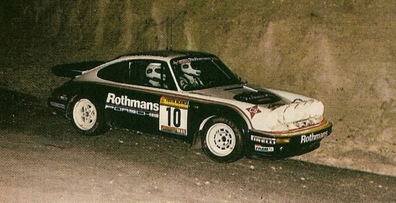 Benigno (Beny) Fernández - José Luis Salas
32º Rally RACE - Costa Blanca 1984. Porsche 911 SC RS. Clasificado 3º.
Rothmans Rally Team

Del 17 al 19 de Marzo, Alicante, España.
Superficie: asfalto.

El Rally tenía un total de 398.61 km cronometrados.

Tomaron la salida 98 equipos, finalizaron 48.@
Palabras clave: ;Porsche;Grupo_B;RACE;Costa_Blanca;1984