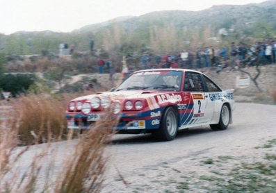 Jimmy McRae - Rob Arthur
32º Rally RACE - Costa Blanca 1984. Opel Manta 400 (DPP 117Y). Clasificado 4º.
GM Dealer Sport

Del 17 al 19 de Marzo, Alicante, España.
Superficie: asfalto.

El Rally tenía un total de 398.61 km cronometrados.

Tomaron la salida 98 equipos, finalizaron 48.@
Palabras clave: Opel;Manta;Grupo_B;RACE;Costa_Blanca;1984