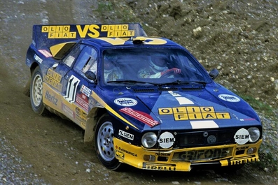 Fabrizio Tabaton - Luciano Tedeschini
26º Rallye Sanremo 1984. Lancia Rally 037 (GE 941679). Clasificado 4º.
H.F. Grifone SRL

Del 30 de Septiembre al 5 de Octubre, Sanremo, Liguria, Imperia, Italia.
Superficie: asfalto -tierra.

El Rally tenia un total de 2546.29 km de los que 807.69 km divididos en 56 tramos eran especiales, (2 de ellas fueron canceladas SS7 Sante Luce de 12,30 km y SS26 Chiusdino 2 de 17,41 Km).

Se inscribieron 104 equipos, tomaron la salida 100, finalizaron 35.@
Palabras clave: Lancia;Rally;Grupo_B;Sanremo;1984