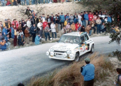 Carlos Sainz Cenamor - Antonio Boto
32º Rally RACE - Costa Blanca 1984. Renault 5 Turbo (VA-6658-I). Clasificado 5º.
Red Renault Madrid y Provincia

Del 17 al 19 de Marzo, Alicante, España.
Superficie: asfalto.

El Rally tenía un total de 398.61 km cronometrados.

Tomaron la salida 98 equipos, finalizaron 48.@
Palabras clave: ;Renault;Turbo;Grupo_B;RACE;Costa_Blanca;1984