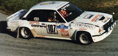 Graziano Rossi - Paolo Amati
68º Targa Florio Rally 1984. Opel Ascona 400. Clasificado 7º.
Chieri Corse
Graziano es el padre del motorista Valentino Rossi.

Del 29 al 31 de Marzo, Palermo, Cefalú, Sicilia, Italia.
Superficie: asfalto.

La prueba tenia un total de 595.40 km cronometrados divididos en 32 tramos especiales (uno de ellos fue cancelado SS10 Geraci de 10.10 km)

Tomaron la salida 86 equipos, finalizaron 31.@
Palabras clave: Opel;Targa_Florio;1984