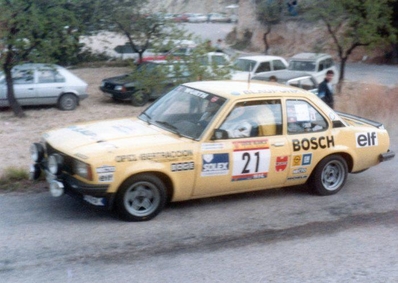 Carles Santacreu - Antonio Santacreu
32º Rally RACE - Costa Blanca 1984. Opel Ascona B 2.0 SR (26573). Clasificado 7º.
Escudería Catalunya

Del 17 al 19 de Marzo, Alicante, España.
Superficie: asfalto.

El Rally tenía un total de 398.61 km cronometrados.

Tomaron la salida 98 equipos, finalizaron 48.@
Palabras clave: Opel;Ascona;RACE;Costa_Blanca;1984