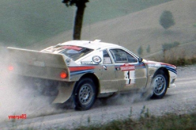 Markku Alén - Ilkka Kivimaki
26º Rallye San Remo 1984. Lancia Rally 037 (TO W67769). Abandonó por motor (biela) en SS27 Montepescini 2 de 10,69 Km.
Martini Racing

Del 30 de Septiembre al 5 de Octubre, Sanremo, Liguria, Imperia, Italia.
Superficie: asfalto -tierra.

El Rally tenia un total de 2546.29 km de los que 807.69 km divididos en 56 tramos eran especiales, (2 de ellas fueron canceladas SS7 Sante Luce de 12,30 km y SS26 Chiusdino 2 de 17,41 Km).

Se inscribieron 104 equipos, tomaron la salida 100, finalizaron 35.@
Palabras clave: Markku_Alen;Lancia;Grupo_B;Sanremo;1984