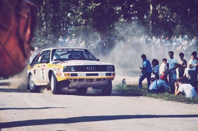 Walter Röhrl - Christian Geistdörfer
26º Rallye Sanremo 1984. Audi Sport Quattro S1 (IN-NY 39). Abandonò por accidente en SS49 Ronde de 46,55 Km.
Audi Sport

Del 30 de Septiembre al 5 de Octubre, Sanremo, Liguria, Imperia, Italia.
Superficie: asfalto -tierra.

El Rally tenia un total de 2546.29 km de los que 807.69 km divididos en 56 tramos eran especiales, (2 de ellas fueron canceladas SS7 Sante Luce de 12,30 km y SS26 Chiusdino 2 de 17,41 Km).

Se inscribieron 104 equipos, tomaron la salida 100, finalizaron 35.@
Palabras clave: Walter_Röhrl;Audi;Sport;Quattro;Grupo_B;Sanremo;1984