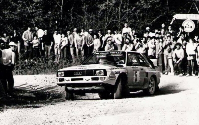 Walter Röhrl - Christian Geistdörfer
26º Rallye Sanremo 1984. Audi Sport Quattro S1 (IN-NT 2). Abandonó por motor en SS41 Ghizzano 2 de 13,20 km.
Audi Sport

Del 30 de Septiembre al 5 de Octubre, Sanremo, Liguria, Imperia, Italia.
Superficie: asfalto -tierra.

El Rally tenia un total de 2546.29 km de los que 807.69 km divididos en 56 tramos eran especiales, (2 de ellas fueron canceladas SS7 Sante Luce de 12,30 km y SS26 Chiusdino 2 de 17,41 Km).

Se inscribieron 104 equipos, tomaron la salida 100, finalizaron 35.@
Palabras clave: Walter_Röhrl;Audi;Sport;Quattro;Grupo_B;Sanremo;1984