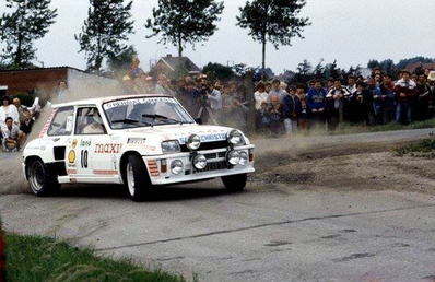 Philippe Touren - Lionel Hennebel
20º Ypres 24 Hours Rally 1984. Renault 5 Turbo Tour de Corse (6392 SE 30). Abandonó por accidente/vuelco en SS22 Reninge de 17.24 km.

Del 29 de Junio al 1 de Julio, Ypres, Bélgica.
Superficie: asfalto.

El Rally tenía 573.38 km cronometrados divididos en 51 tramos especiales (uno de ellos fue cancelado SS51 Zillebeke de 15.10 km).

Tomaron la salida 147 equipos, finalizaron 69.@
Palabras clave: ;Renault;Turbo;Grupo_B;1984