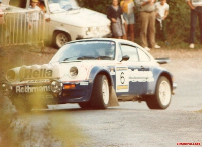 Benigno (Beny) Fernández - José Luis Sala
21º Rally Principe de Asturias 1984, Porsche 911 SC RS (6553 RS 64). Abandonó por pérdida de aceite en SS18 Estrecha de 20.00.km.

Del 21 al 23 de Septiembre, Oviedo, Asturias, España.
Superficie: asfalto.

El Rally tenia un total de 1139.47 km de los que 357.5 km divididos en 28 tramos eran especiales.

Tomaron la salida 67 equipos, finalizaron 37.@
Palabras clave: ;Asturias;Porsche;Grupo_B;1984