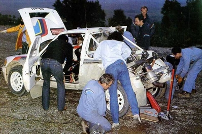 Asistencia del Equipo Peugeot Talbot Sport en el 26º Rally Sanremo 1984
En el Peugeot 205 Turbo 16

Del 30 de Septiembre al 5 de Octubre, Sanremo, Liguria, Imperia, Italia.
Superficie: asfalto -tierra.

El Rally tenia un total de 2546.29 km de los que 807.69 km divididos en 56 tramos eran especiales, (2 de ellas fueron canceladas SS7 Sante Luce de 12,30 km y SS26 Chiusdino 2 de 17,41 Km).

Se inscribieron 104 equipos, tomaron la salida 100, finalizaron 35.
Palabras clave: Peugeot;Turbo;Grupo_B;Sanremo;1984