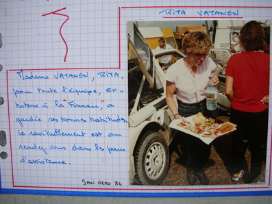 Rita Vatanen
Mujer de Ari Vatanen
26º Rally Sanremo 1984
Palabras clave: Vatanen;Sanremo;1984;detalles