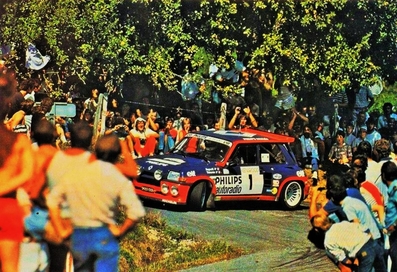 Jean Ragnotti - Pierre Thimonier
44º Tour de France Automobile 1985. Renault 5 Maxi Turbo (9489 YB 91). Clasificado 1º.
Renault Elf Philips

Del 21 al 24 de Octubre, Paris - Niza, Francia.
Superficie: asfalto.

Tomaron la salida 72 equipos, finalizaron 34.@
Palabras clave: Renault;Maxiturbo;Grupo_B;Tour_France_Automobile;1985