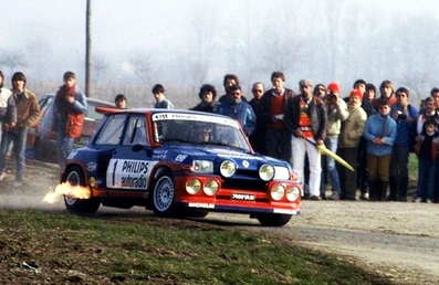 Jean Ragnotti - Pierre Thimonier
21º 24 Heures d'Ypres 1985. Renult 5 Maxiturbo (7499 YA 91). Clasificado 1º.
Renault Elf Philips

Del 28 al 30 de Junio, Ypres, Bélgica.
Superficie: asfalto con 524.00 km cronometrados.

Tomaron la salida 148 equipos, finalizaron 73.@
Palabras clave: Renault;Maxiturbo;Ypres;1985;Grupo_B