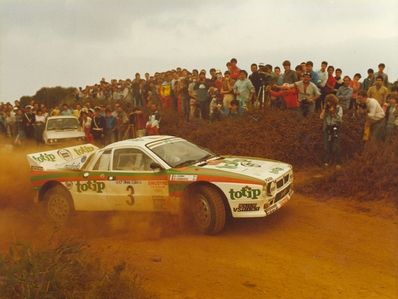 Dario Cerrato - Giuseppe Cerri
17º Rallye dell'Isola d'Elba 1985. Lancia Rally 037 (TO 30683D). Clasificado 1º.
Jolly Club Totip

Del 23 al 25 de Mayo, Portoferrario, Livorno, Italia.
Superficie: tierra.

El Rally constaba de 33 tramos cronometrados.
Desconocemos los kilómetros tanto totales como cronometrados.

Tomaron la salida 65 equipos, finalizaron 25.@
Palabras clave: Lancia;Rally;Grupo_B;Elba;1985