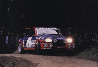 Jean Ragnotti - Pierre Thimonier
21º 24 Heures d'Ypres 1985. Renult 5 Maxiturbo (7499 YA 91). Clasificado 1º.
Renault Elf Philips

Del 28 al 30 de Junio, Ypres, Bélgica.
Superficie: asfalto con 524.00 km cronometrados.

Tomaron la salida 148 equipos, finalizaron 73.@
Palabras clave: Renault;Maxiturbo;Ypres;1985;Grupo_B