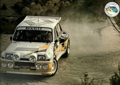 Carlos Sainz Cenamor - Antonio Boto
2º Rally Valeo 1985. Renault 5 Maxiturbo (2-M-3536-P). Clasificado 3º.

Del 16 al 17 de Noviembre, Madrid, España.
Superficie: asfalto.

El Rally constaba de 2 etapas con un total de 229.70 km cronometrados divididos en 19 tramos.

Tomaron la salida un mínimo de 77 equipos, finalizaron 43.@
Palabras clave: ;Renault;Maxiturbo;Shalymar;Valeo;Madrid;1985;Grupo_B