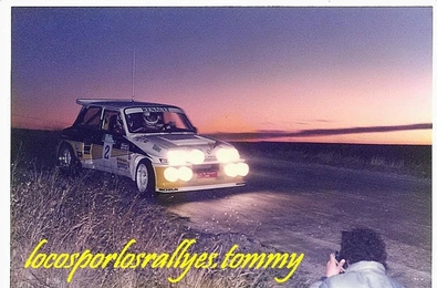 Carlos Sainz Cenamor - Antonio Boto
2º Rally Valeo 1985. Renault 5 Maxiturbo (2-M-3536-P). Clasificado 3º.

Del 16 al 17 de Noviembre, Madrid, España.
Superficie: asfalto.

El Rally constaba de 2 etapas con un total de 229.70 km cronometrados divididos en 19 tramos.

Tomaron la salida un mínimo de 77 equipos, finalizaron 43.@
Palabras clave: ;Renault;Maxiturbo;Shalymar;Valeo;Madrid;1985;Grupo_B